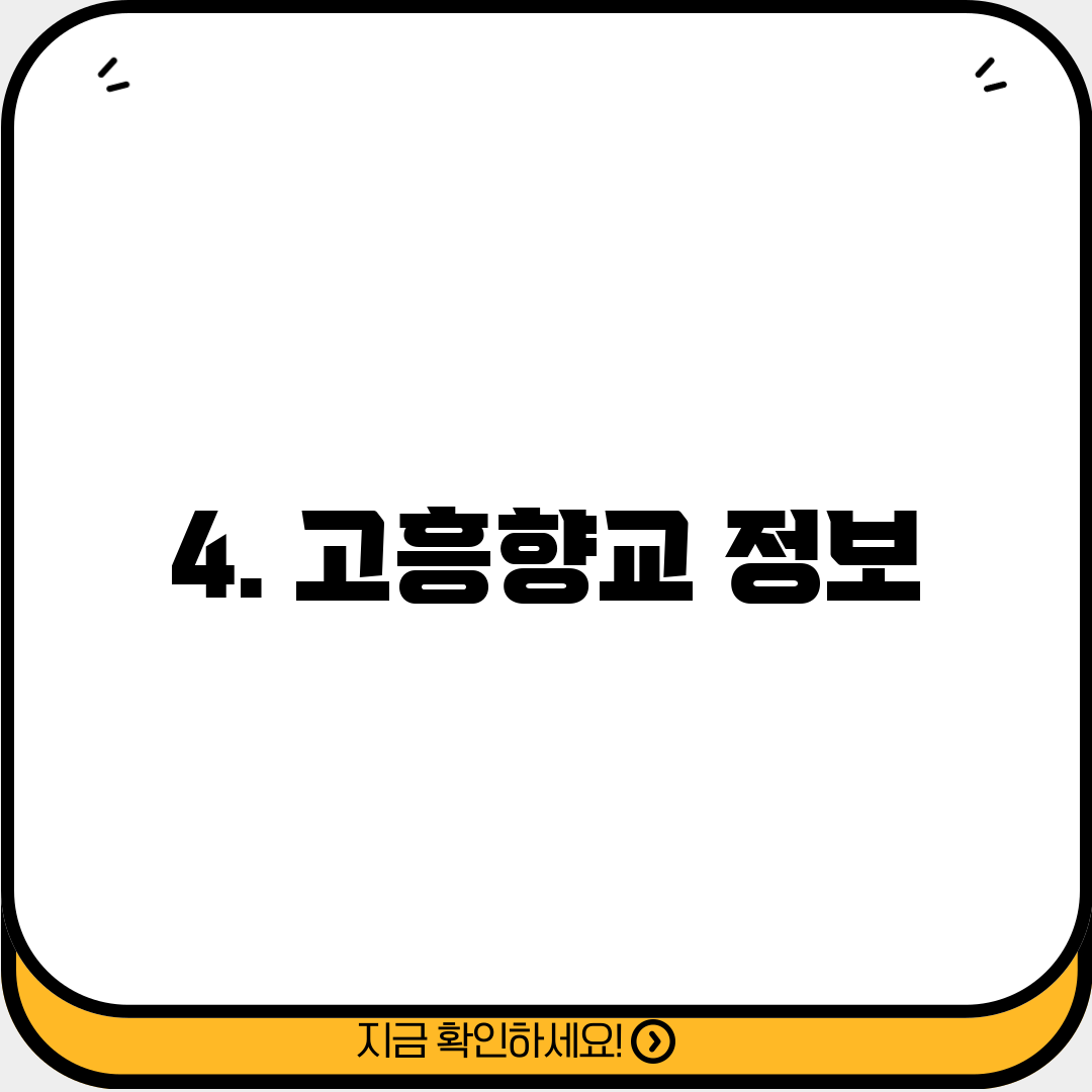 4. 고흥향교 정보