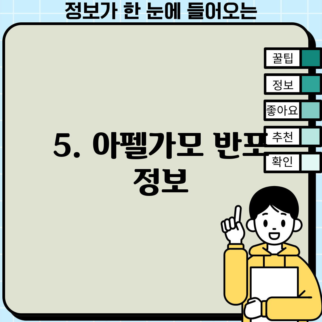5. 아펠가모 반포 정보