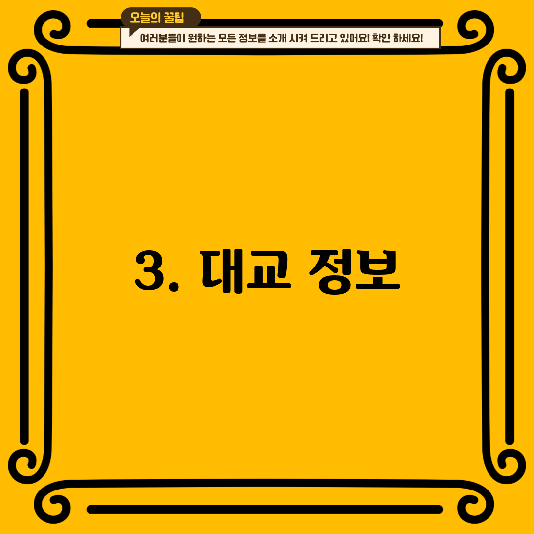 3. 대교 정보