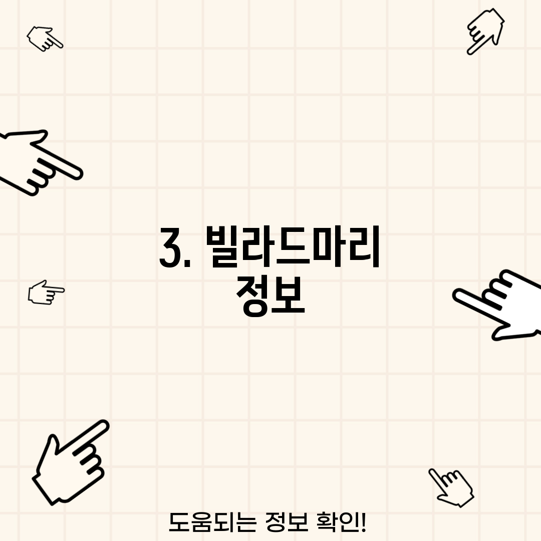 3. 빌라드마리 정보