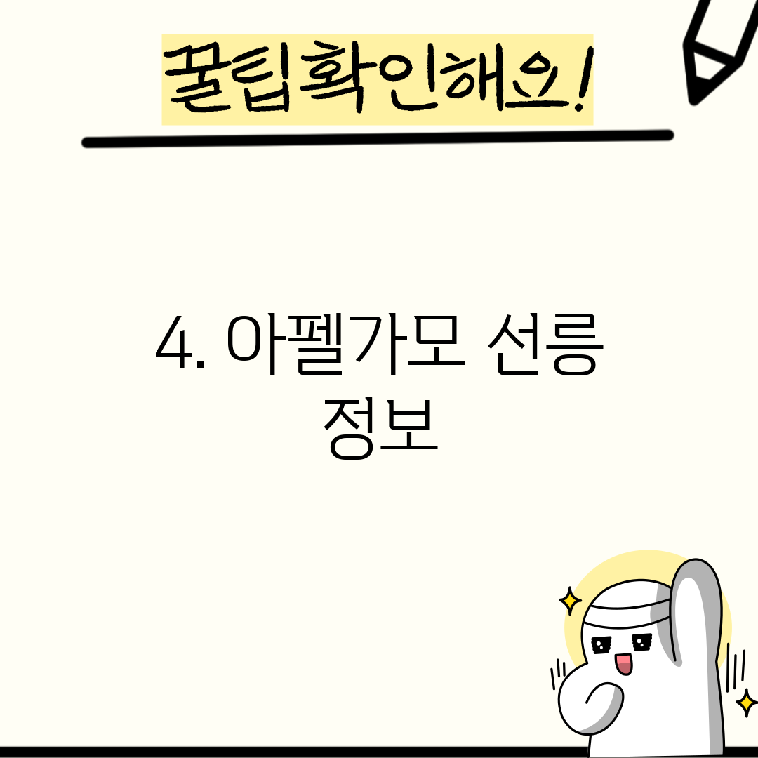 4. 아펠가모 선릉 정보