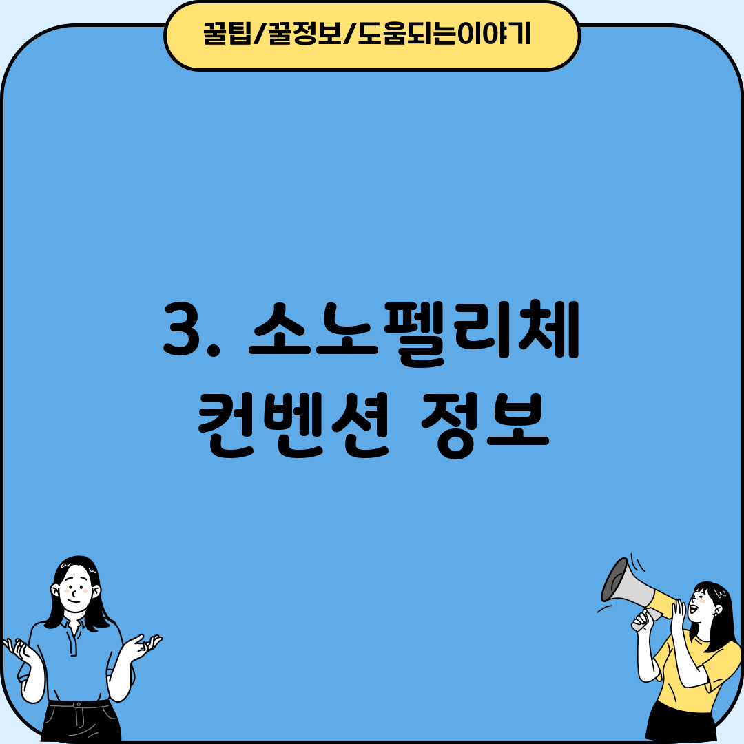 3. 소노펠리체 컨벤션 정보