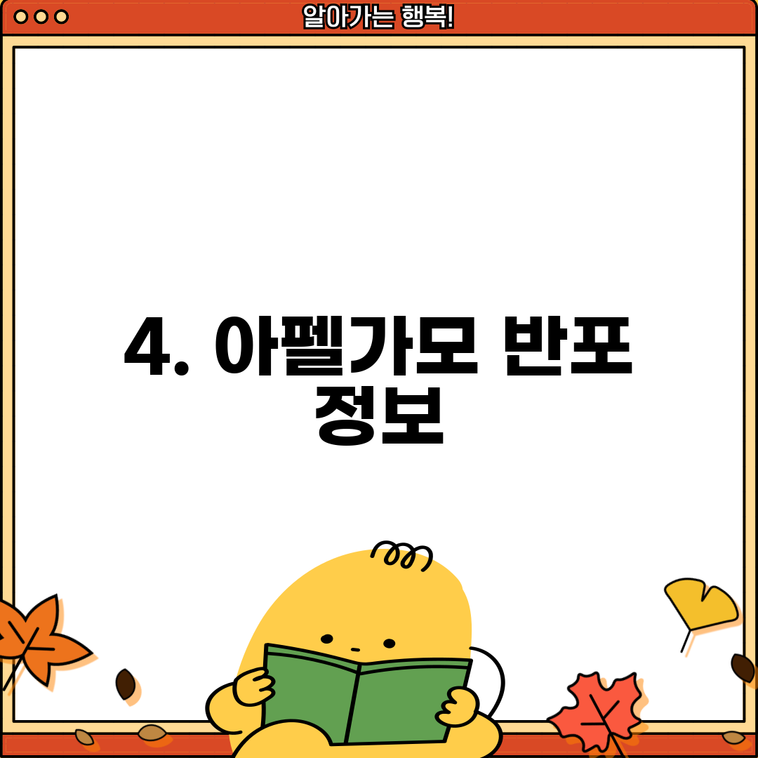 4. 아펠가모 반포 정보