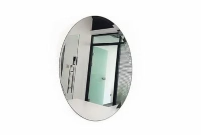 Oval Shape Mirror Wall Sticker