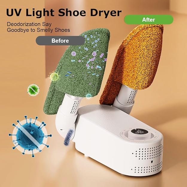 360° Electric Shoe Dryer with Hot Air Circulation – Fast Drying & Odor Removal for All Footwear 2