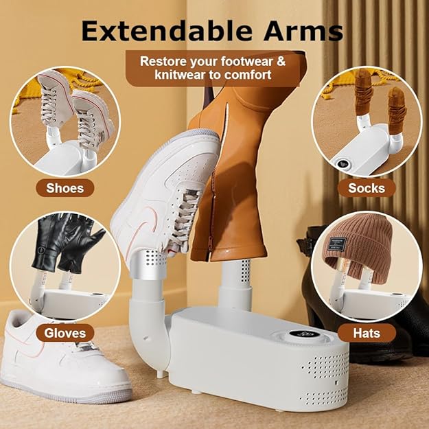360° Electric Shoe Dryer with Hot Air Circulation – Fast Drying & Odor Removal for All Footwear 5