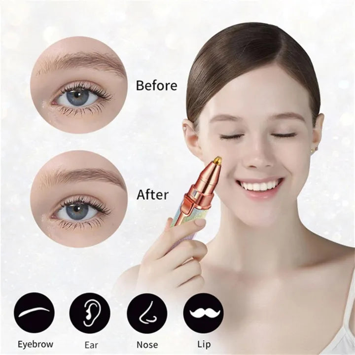 2 in 1 Battery Operated Eyebrow Trimmer 5