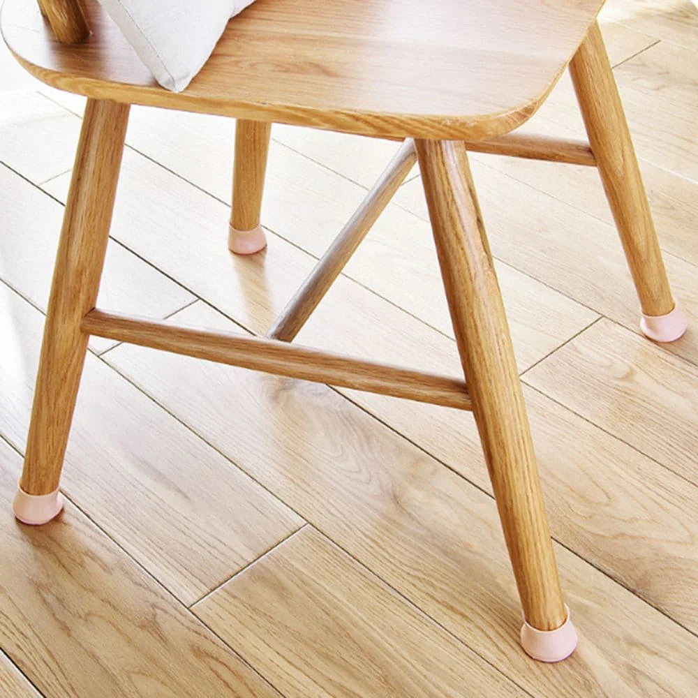 Pack of 4 Silicone Chair Leg Cap - Furniture Table Feet Cover Bottom Pad - Rubber Floor Protector 2