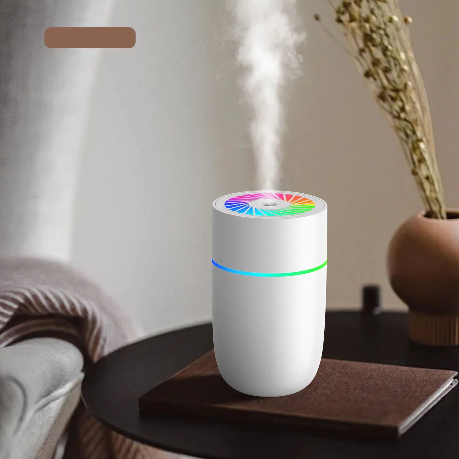 320ml Humidifier Portable USB Ultrasonic Colorful Cup Aroma Diffuser Cool Mist Maker Air Humidifier Pv 4
