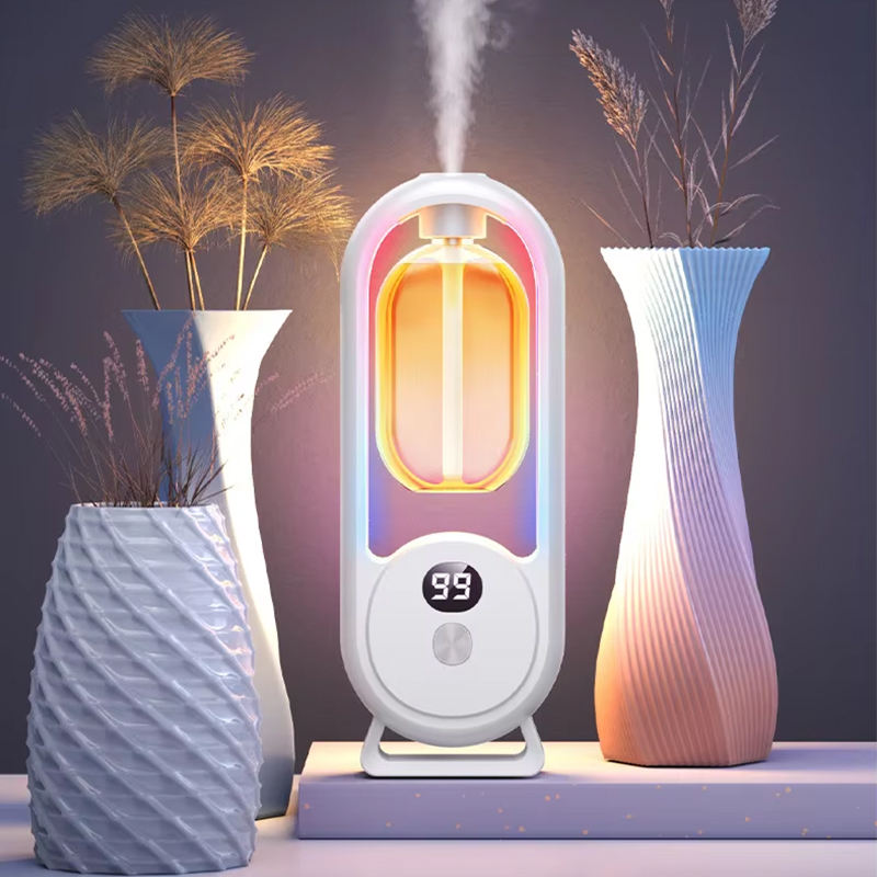 Wall Mounted Essential Oil Diffuser Rechargeable Timed Spray Digital Display Air Freshener 3