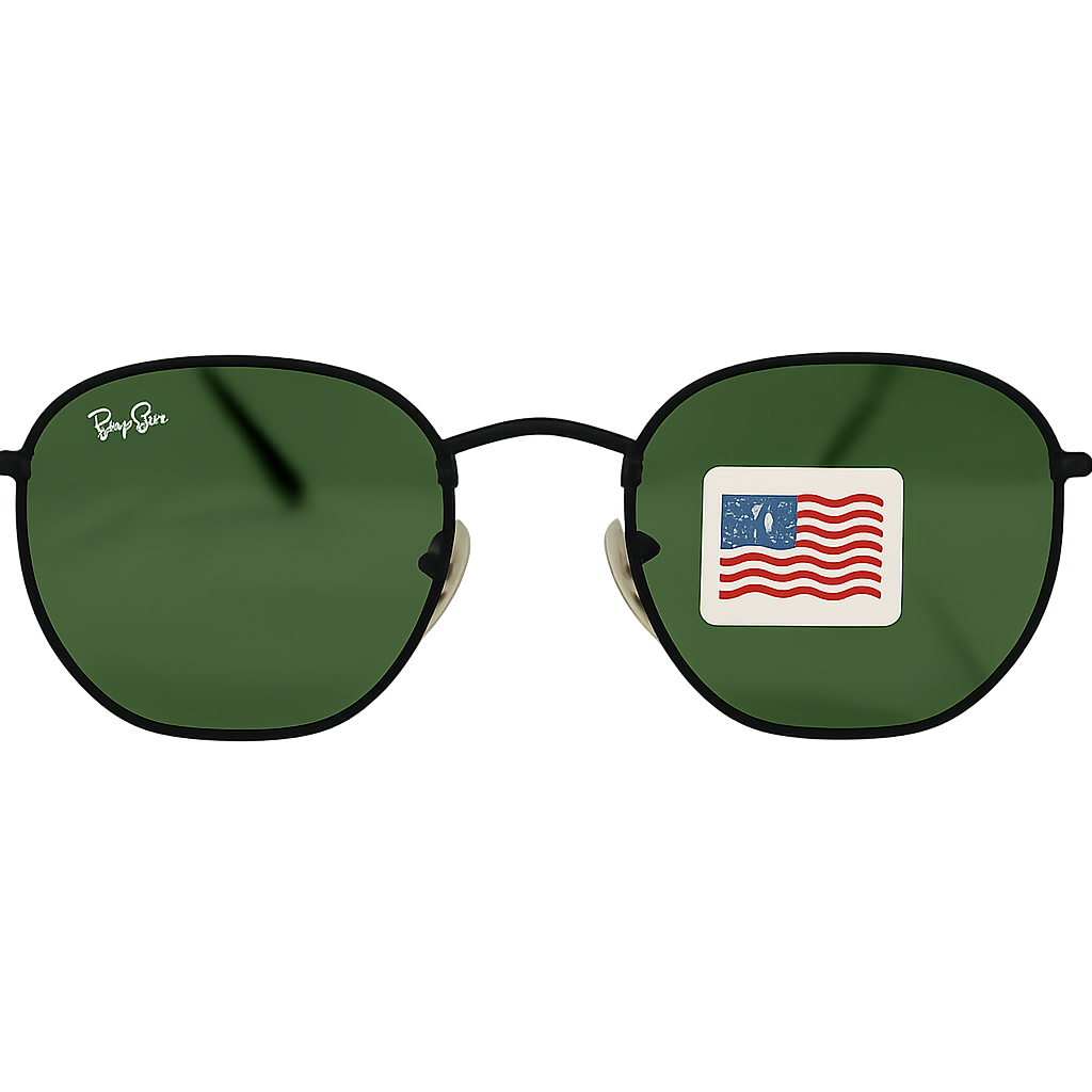 Luxury Green Gradient Aviator Sunglasses 3