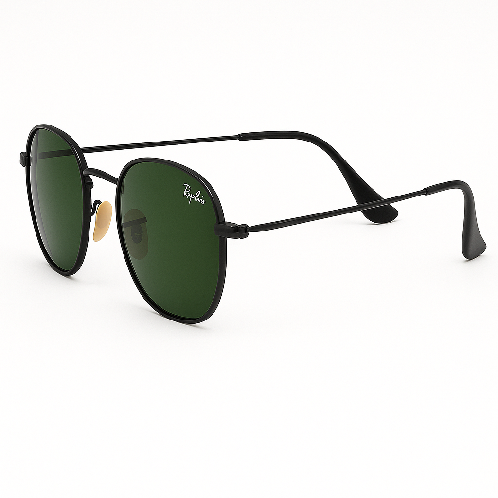Luxury Green Gradient Aviator Sunglasses 4