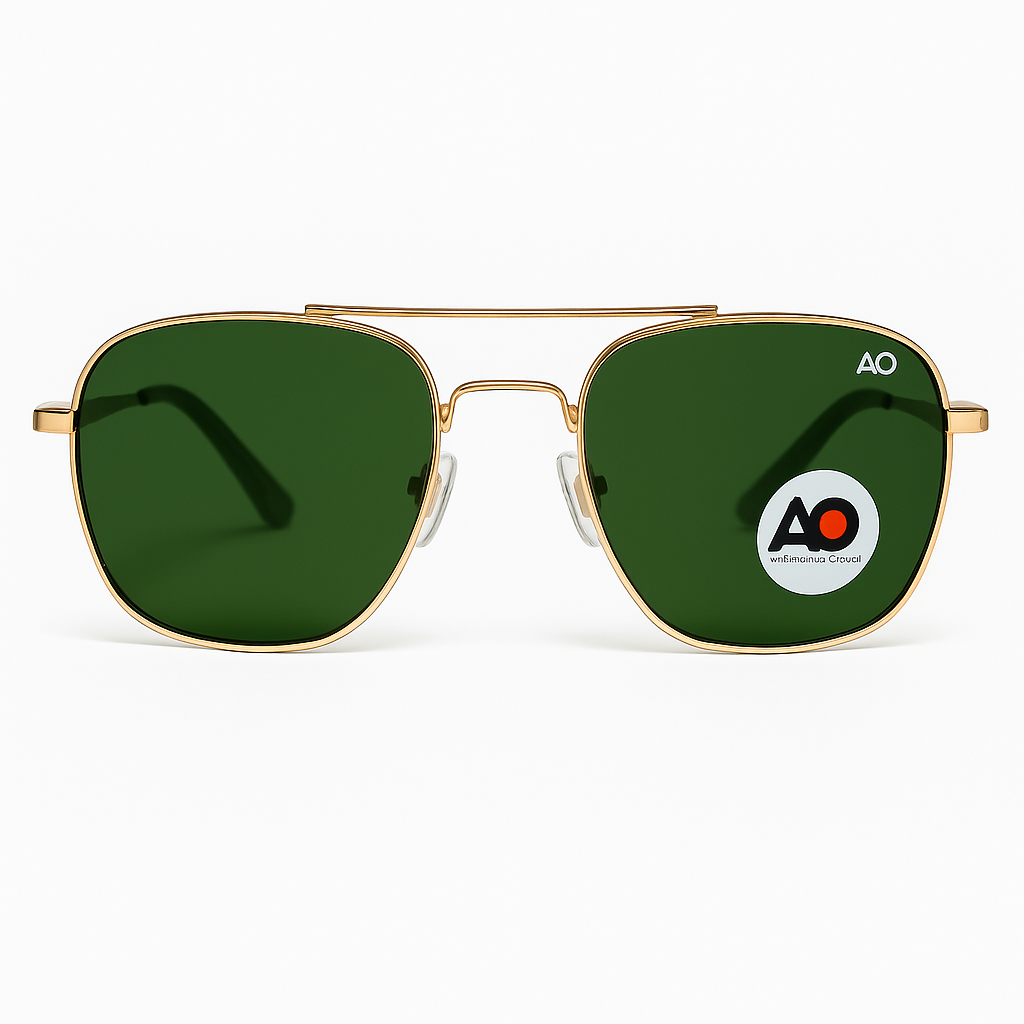 Gold Frame Aviator Sunglasses 2