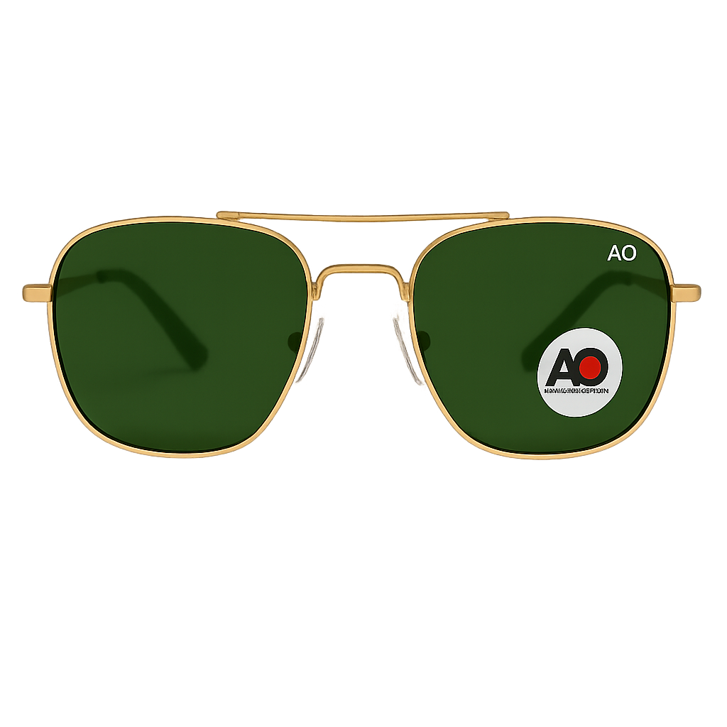 Gold Frame Aviator Sunglasses 3