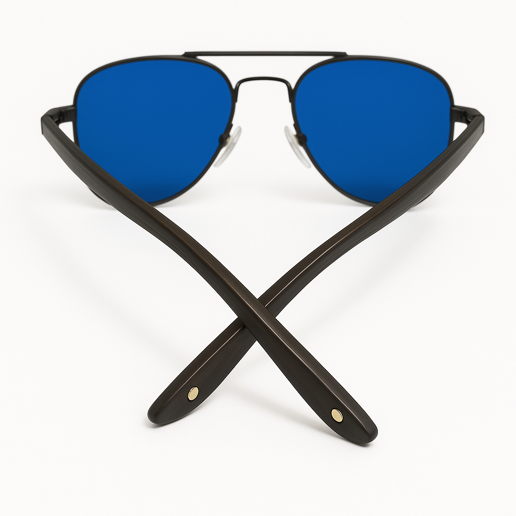 Black & Blue  Frame Sunglasses 5