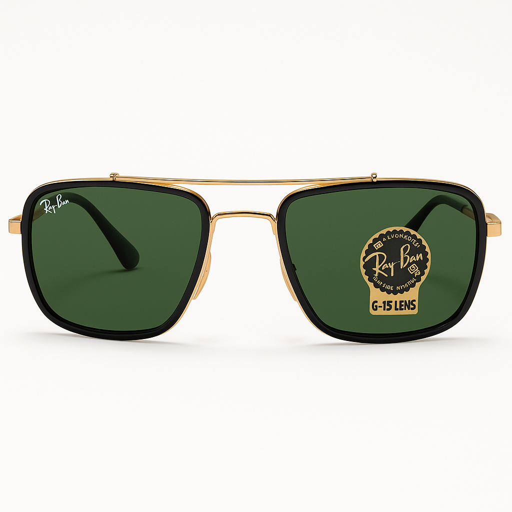 Gold Frame Sunglasses 2