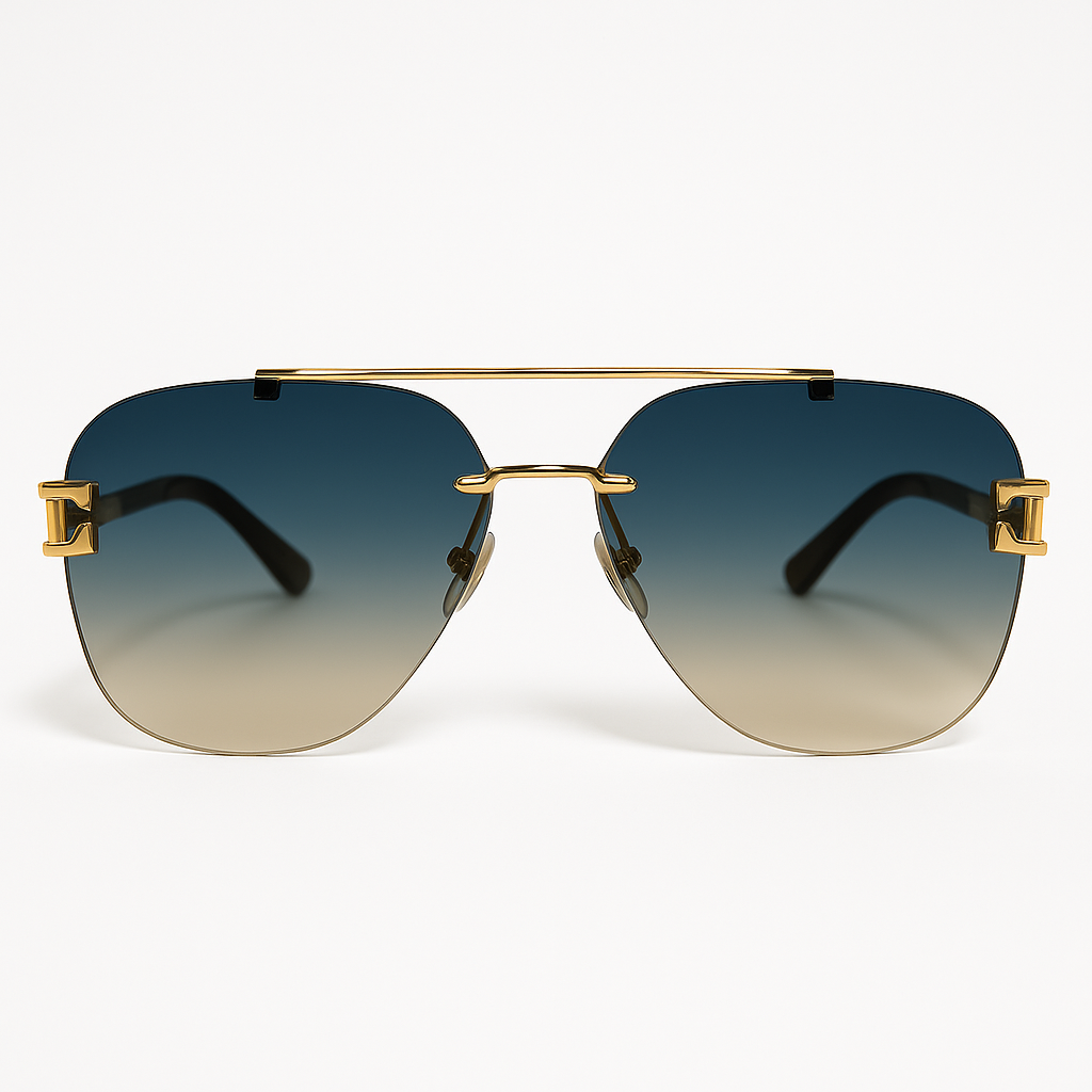 Luxury Gradient Aviator Sunglasses 2