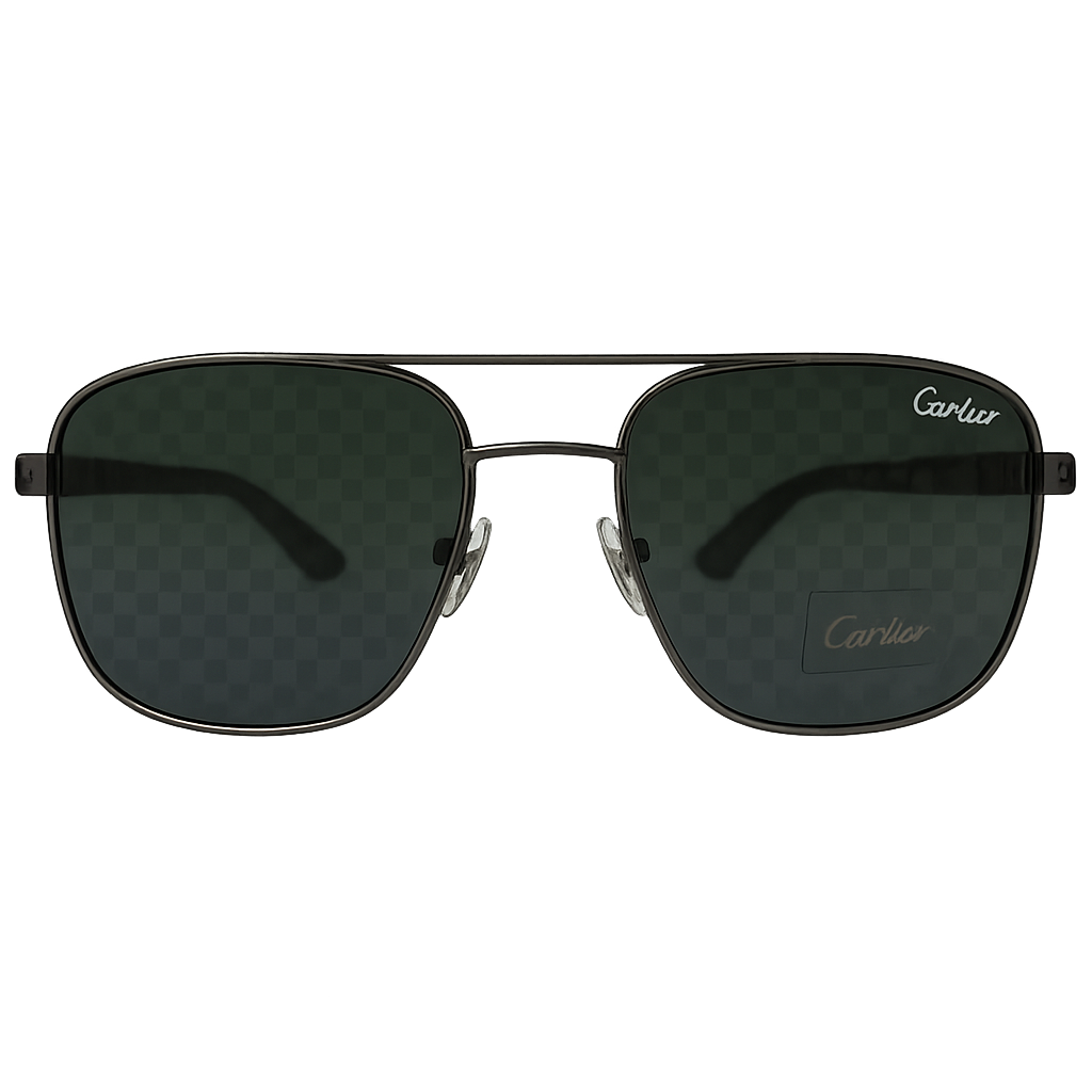 Blue & Brown Deep Avaitors Sunglasses 3