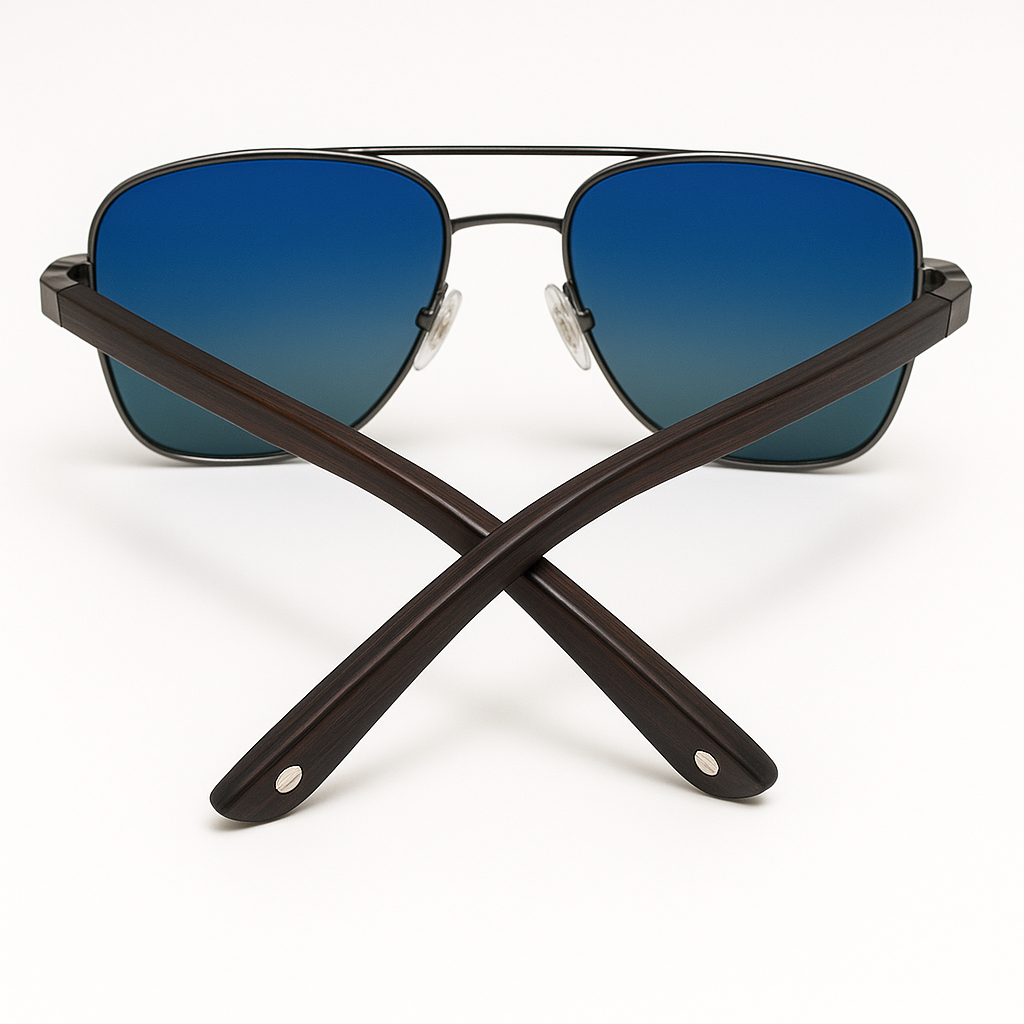 Black frame  Aviator Sunglasses 5