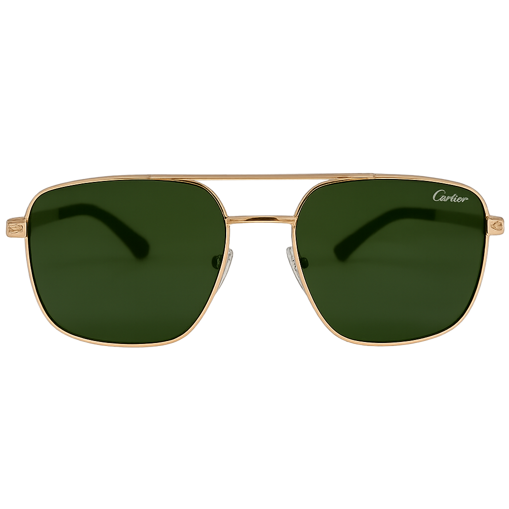 Stylish Gold Aviators Sunglasses 2