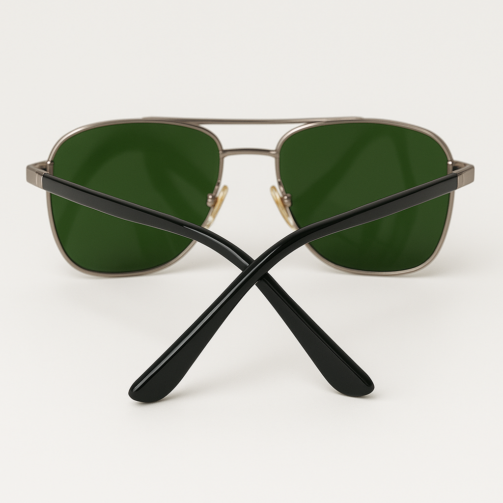 Sunglasses – Elite Green Lens Aviators glasses 2