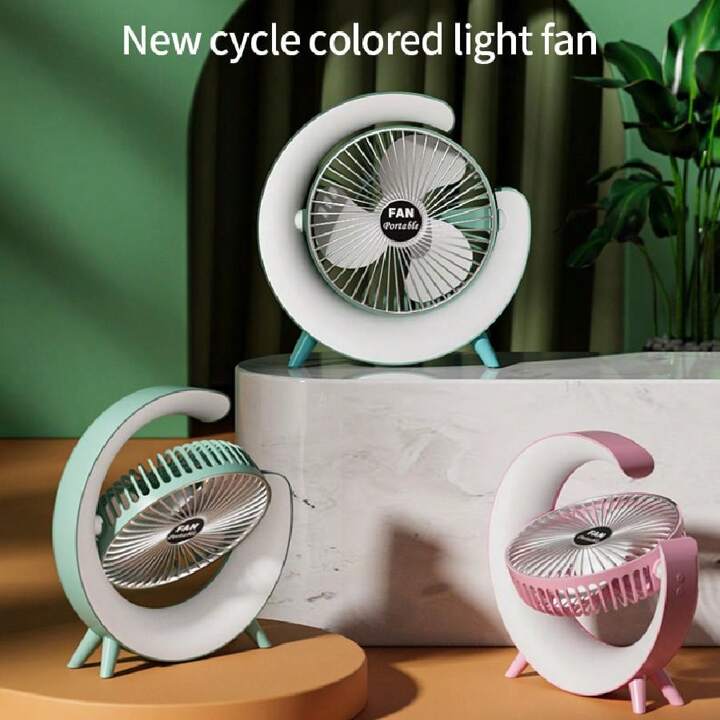Desk USB Fans Small Quiet 180 Degrees 3