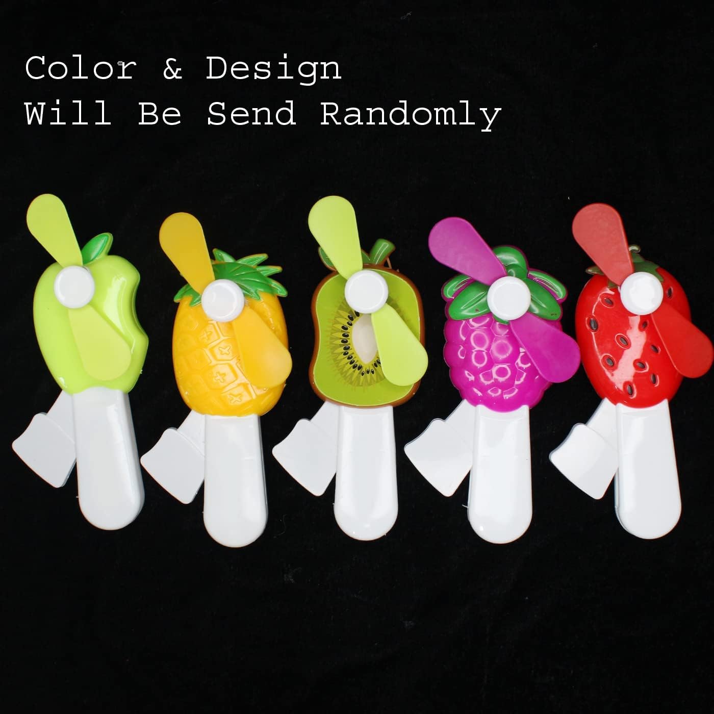 Handheld Fruit-Shaped Mini Fan (Pack of 4) 4