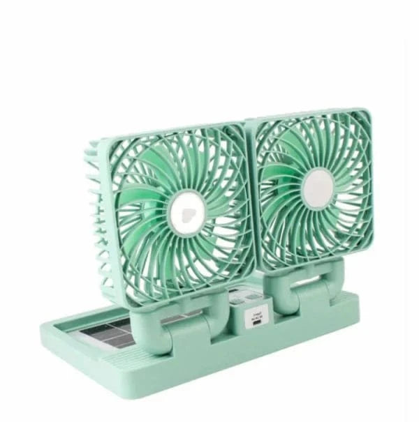 Dual Head Solar Fan 5