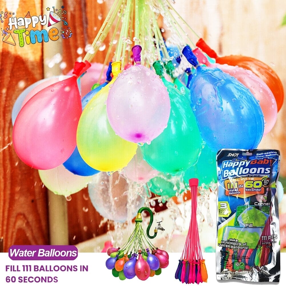 Fill & Tie Magic Water Balloons - Pack Of 111 2