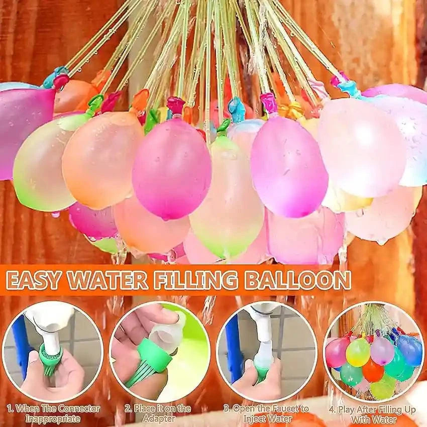 Fill & Tie Magic Water Balloons - Pack Of 111 5