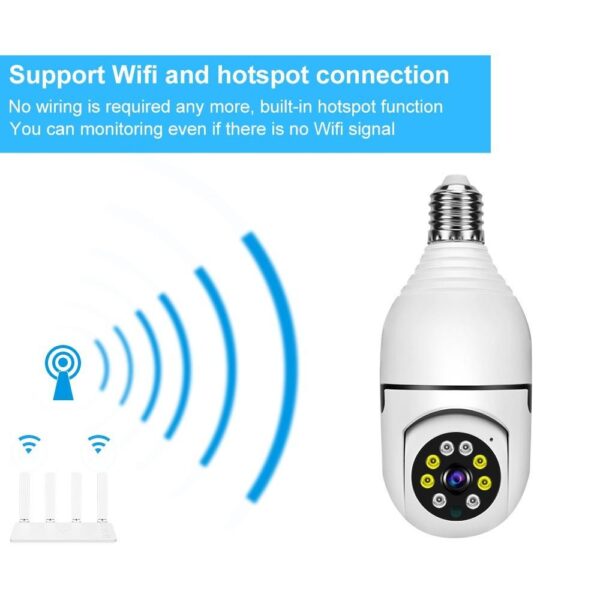Bulb Camera WiFi Baby Monitor 4