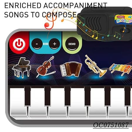 Interactive Piano Music Mat Toy for Kids Educational and Entertaining 4