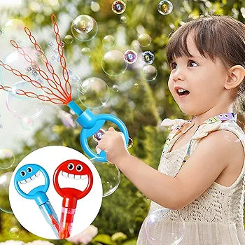 Smiling Face Bubble Stick toy for kids 2