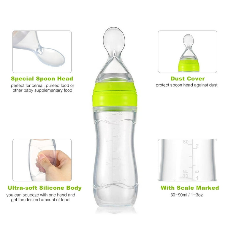 Baby Feeder with Attached Spoon 3
