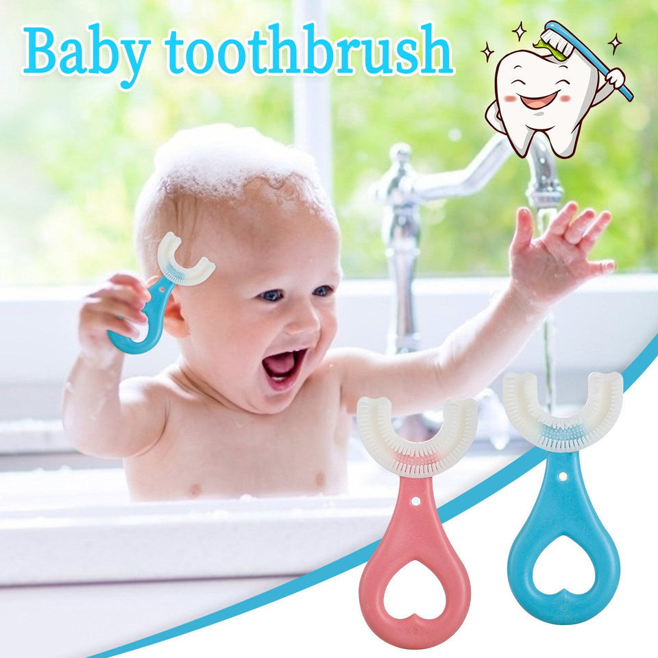 Pack of 2U Shaped Toothbrush for Children 2