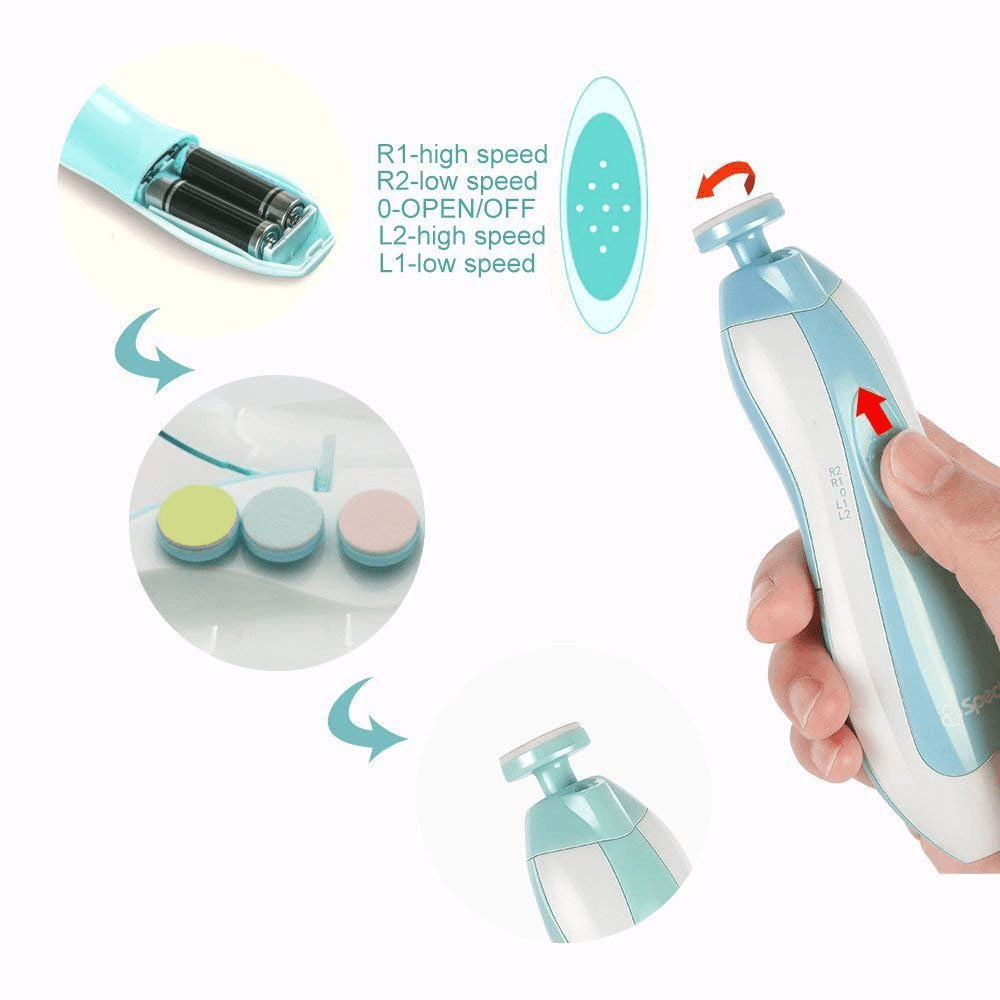 Baby Nail Clippers Safe Electric Trimmer 2