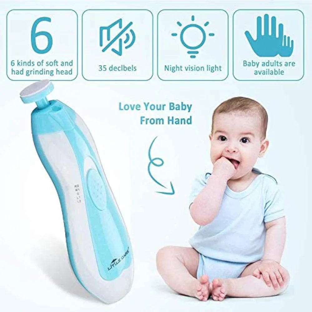 Baby Nail Clippers Safe Electric Trimmer 3