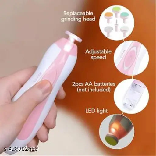 Baby Nail Clippers Safe Electric Trimmer 5