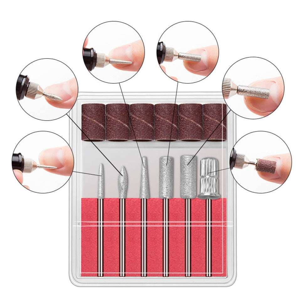 Professional Electric Nail File Drill Manicure Tool Pedicure Machine Set Kit AU 3