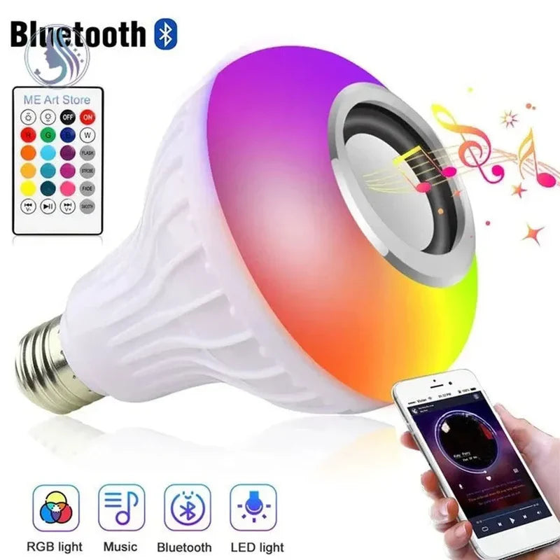 LED MUSIC LIGHT BULB WITH BLUETOOTH SPEAKER (Best for Naat sharif) 3
