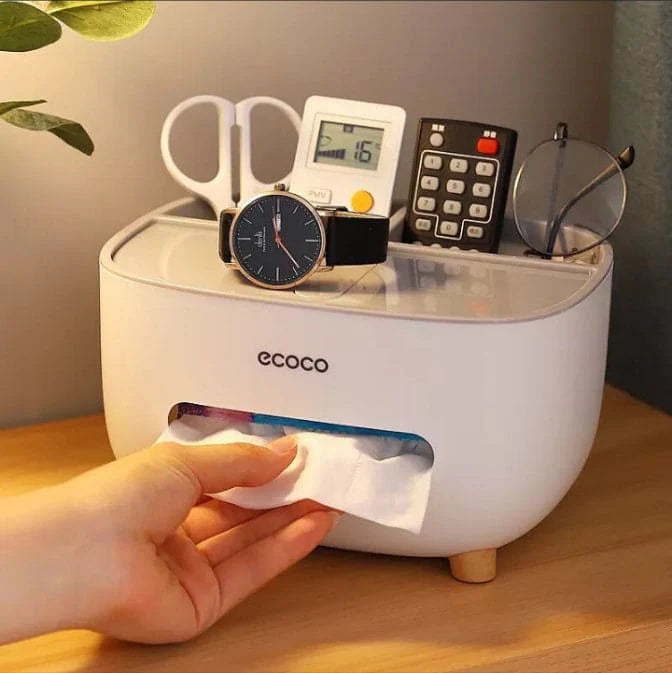 Ecoco Tissue Tissue Box with Multifunctional Holder. 2