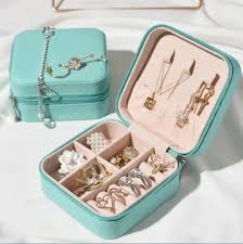 Portable Jewelry Storage box | Leather Jewelry box 3