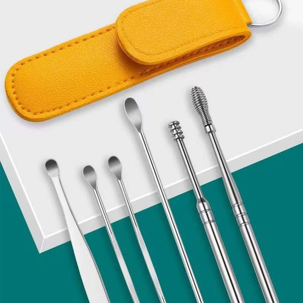 6 Pcs Ear Wax Cleaning Tool Pouch 5