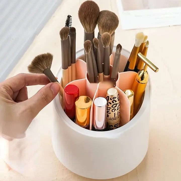 360 degree rotating makeup brush holder 3