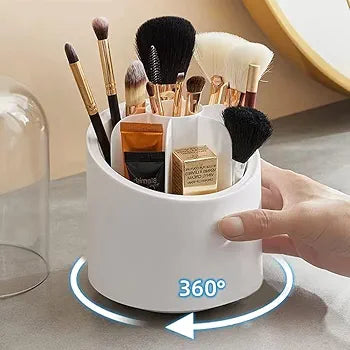 360 degree rotating makeup brush holder 4