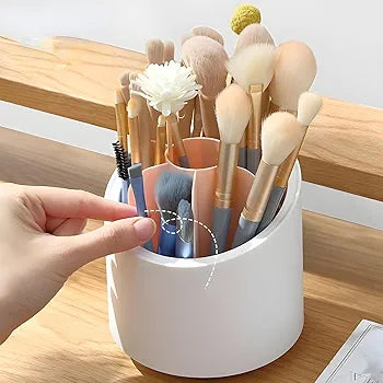 360 degree rotating makeup brush holder 5