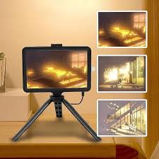 3D Sunset Projection Lamp with Scenic Shadow Effect – Modern Ambient Room Decor 3