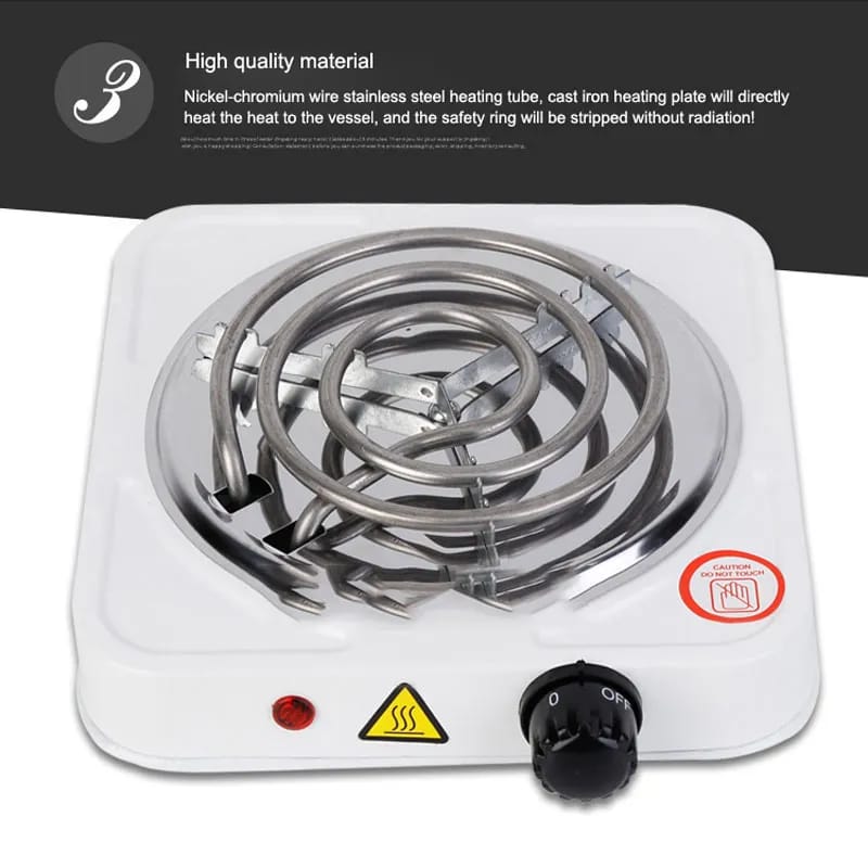 Portable Electric Stove Single Burner 1000W 2