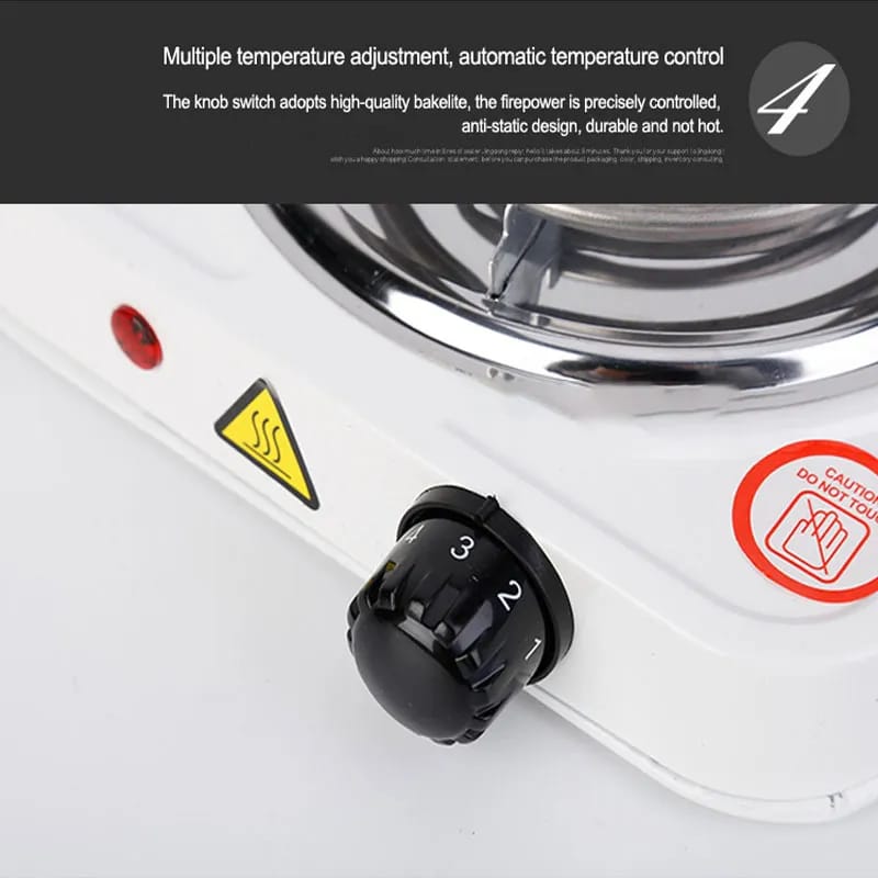 Portable Electric Stove Single Burner 1000W 5