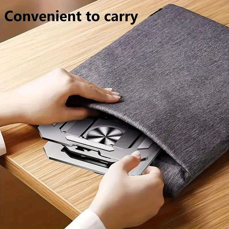 360° Rotating Metal Desktop Stand for Tablets and Phones 2